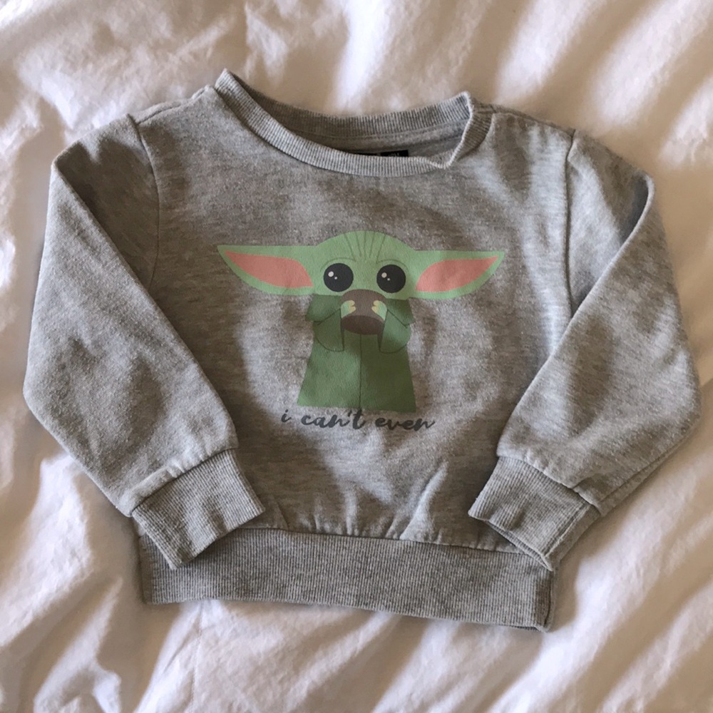 Grogu/BabyYoda Sweatshirt 18m